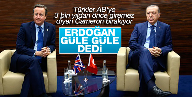 Erdoğan İngiltere Başbakanı Cameron’la görüştü