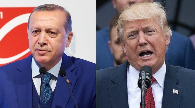Cumhurbaşkanı Erdoğan, Trump tarafından resmi törenle karşılandı