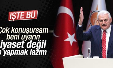 Başbakan Yıldırım: Hizmete devam edelim