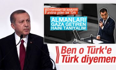 Erdoğan'dan Cem Özdemir'e: Ben o Türk'e Türk diyemem