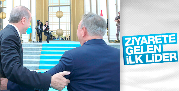 Kazakistan Cumhurbaşkanı Nursultan Nazarbayev Ankara’da