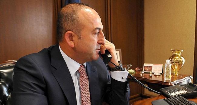 Çavuşoğlu, Kerry ile telefonda görüştü