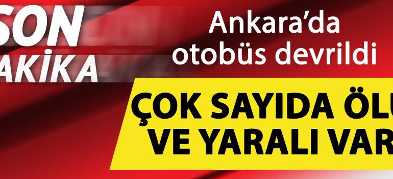 Son dakika… Yolcu otobüsü devrildi: Ölü ve yaralılar var