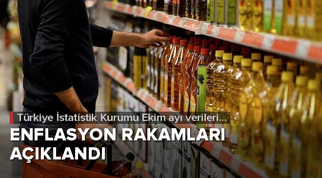 Ekim ayı enflasyon rakamları açıklandı