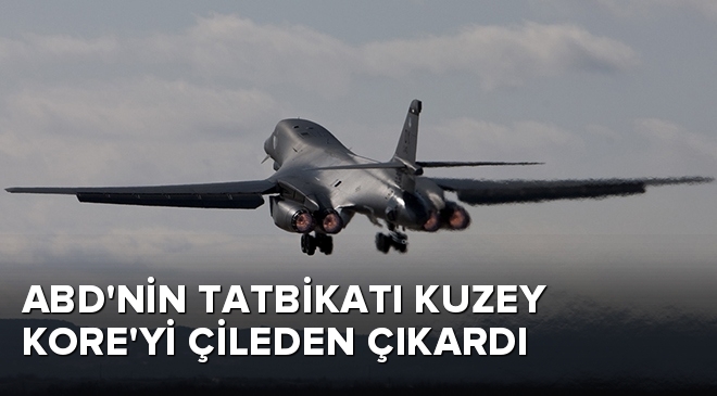 ABD’nin tatbikatı Kuzey Kore’yi çileden çıkardı