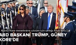 Trump, Asya turunun ikinci durağı olan Güney Kore'de