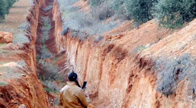 Burseya Dağı’na uzanan 5 kilometrelik hendek bulundu