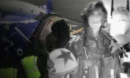 Motoru patlayan uçağı düşmekten kadın pilot kurtardı